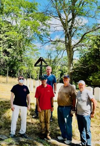 Knights Team at Jesuit Cemetery