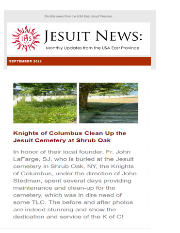 Jesuit Order Acknowledge Work done by Knights